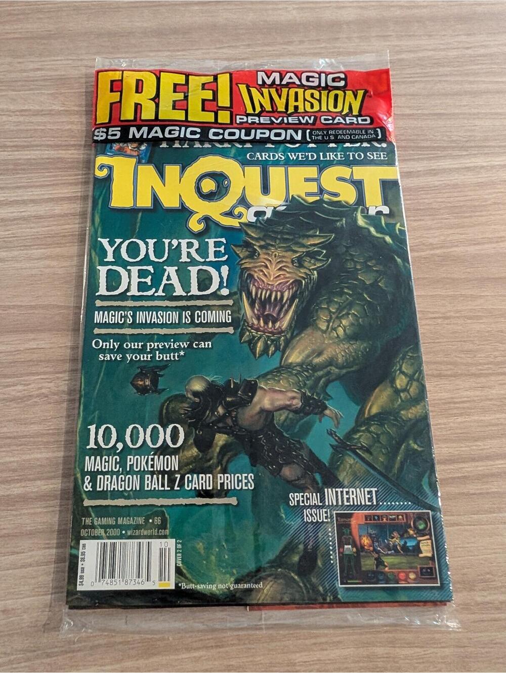 InQuest Magazine #66 October 2000 Magic Invasion Special Issue